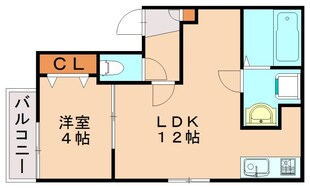 ラトゥール吉塚の物件間取画像